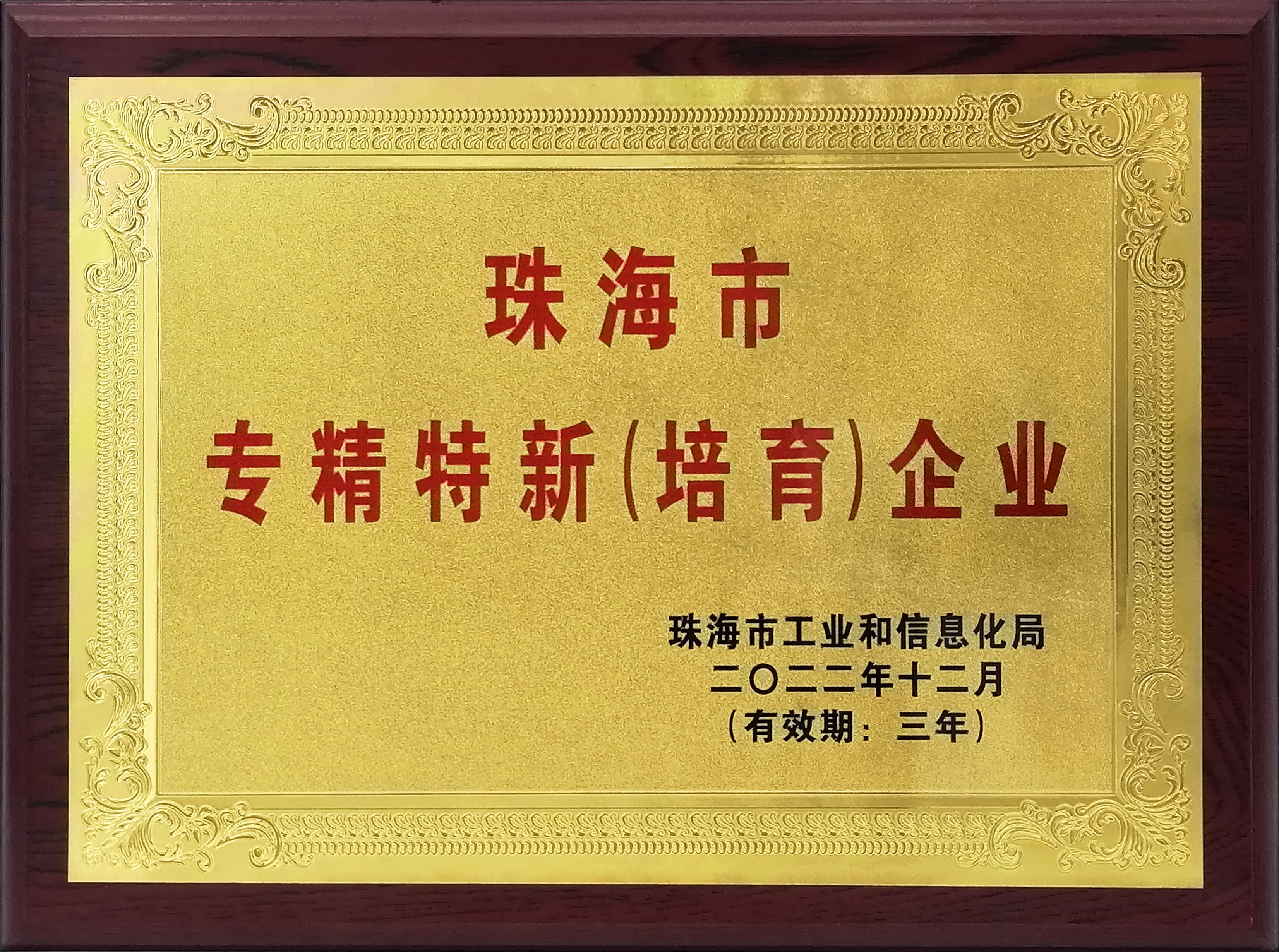  珠海市专精特新企业